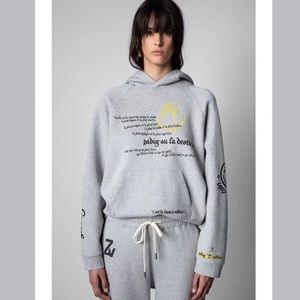 GUC - ZADIG AND VOLTAIRE GEORGY MULTICUSTO VOLTAIRE HAPPY SWEATSHIRT